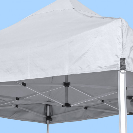 Toboli Gazebo pieghevole grigio 3x3 m Tendone pop-up impermeabile con  protezione UV e custodia